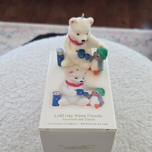 Hallmark Keepsake Snowball And Tuxedo Ornament 2008